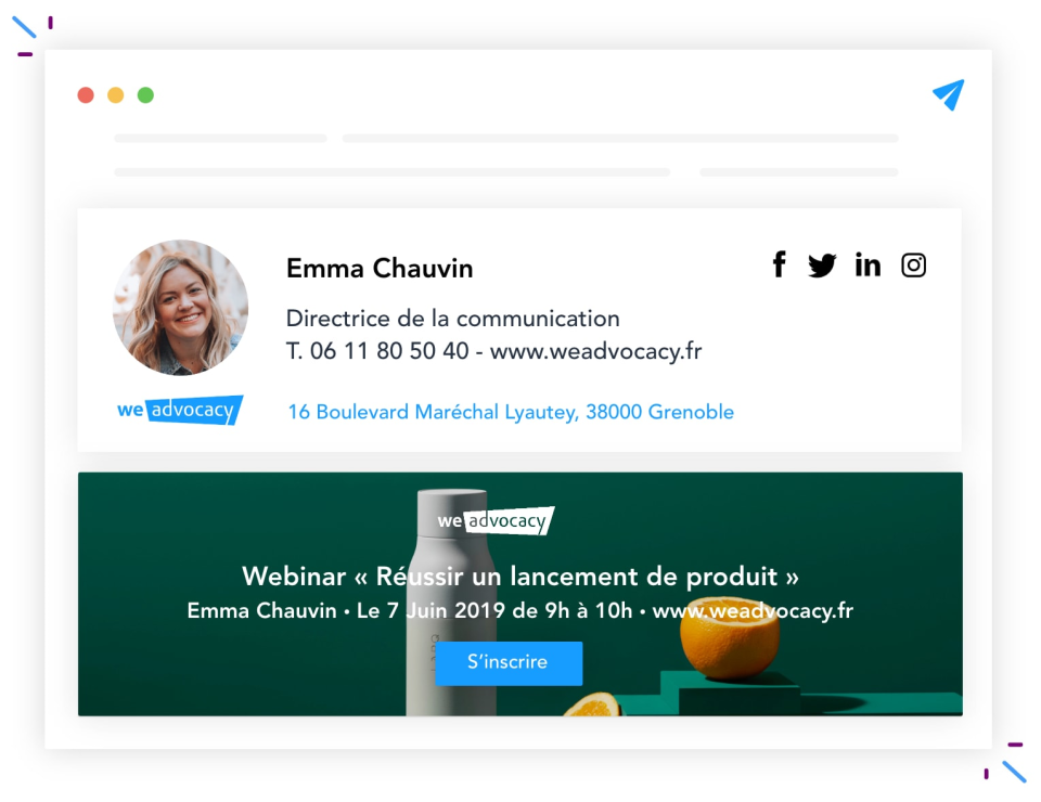 screenshot of we advocacy